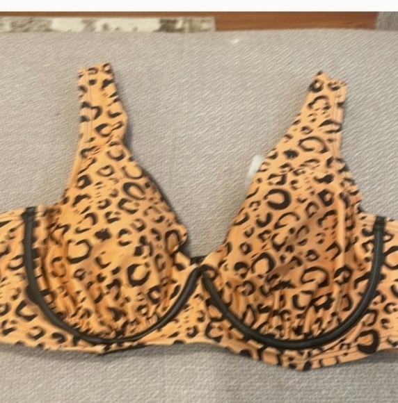 DEADSTOCK!!!🔥🔥H0TT!! RARE🔥 NWT GABI FRESH FAUX LEATHER BIKINI - Picture 4 of 8